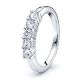Nuria 5 Stone Prong Set Women Anniversary Wedding Ring