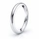 Solid Dome Comfort Fit Mens Wedding Band