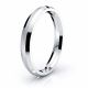 Solid Beveled Edge Comfort Fit Wedding Ring
