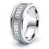 Dominic Hand Woven Mens Wedding Ring