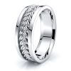 Tristan Hand Woven Mens Wedding Ring