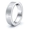 Clark Solid 6mm Religious Mens Wedding Band