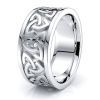 Rohan Trinity Knot Mens Celtic Wedding Ring