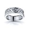 Agrona Trinity Knot Mens Celtic Wedding Ring