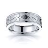 Daren Celtic Knot Mens Wedding Ring