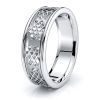 Kyna Celtic Knot Mens Wedding Ring