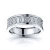 Riona Celtic Knot Mens Wedding Ring
