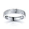 Morrigan Celtic Spiral Mens Wedding Ring