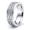 Llew Celtic Knot Mens Wedding Ring