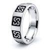 Evelyn Celtic Love Knot Mens Wedding Ring