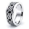 Avalon Celtic Knot Mens Wedding Band