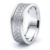 Brodie Celtic Knot Mens Wedding Ring