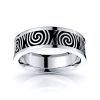 Aideen Celtic Knot Mens Wedding Ring 