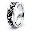 Aideen Celtic Knot Mens Wedding Ring 
