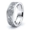 Seren Celtic Knot Mens Wedding Ring