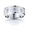 June Mens Diamond Wedding Ring