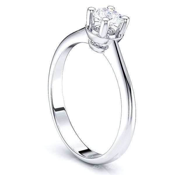 102 000 7500 White Gold Diamond Solitaire Engagement Rings B