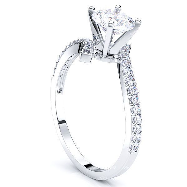 New Old Stock Diamond Engagement Ring 14kt Gold .25 carat 6 Prongs High Set  | eBay