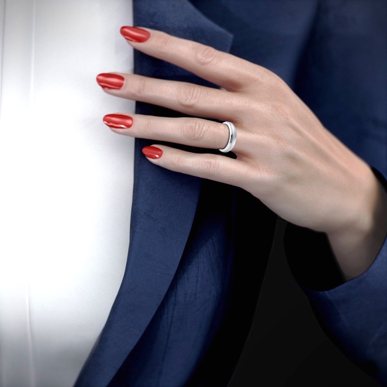 Free Photo | Close up of elegant diamond ring on woman finger. woman  wearing black dress. love and wedding concept. soft natural day light and  selective focus.