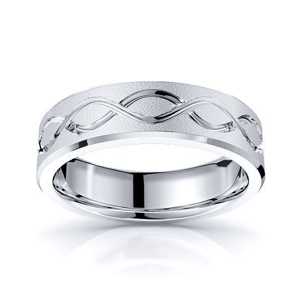 Titanium Celtic Infinity Band Wedding Ring – Stonebrook Jewelry