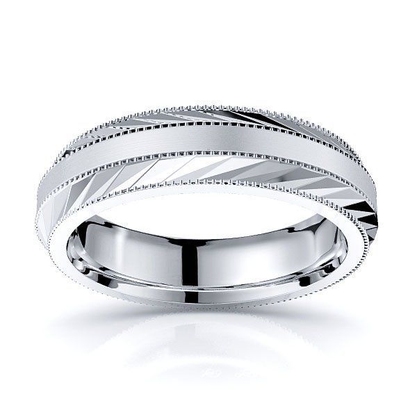 Top 10 Jewelry Gift 14KY 6mm Flat with Step Edge Band Size 9.5 