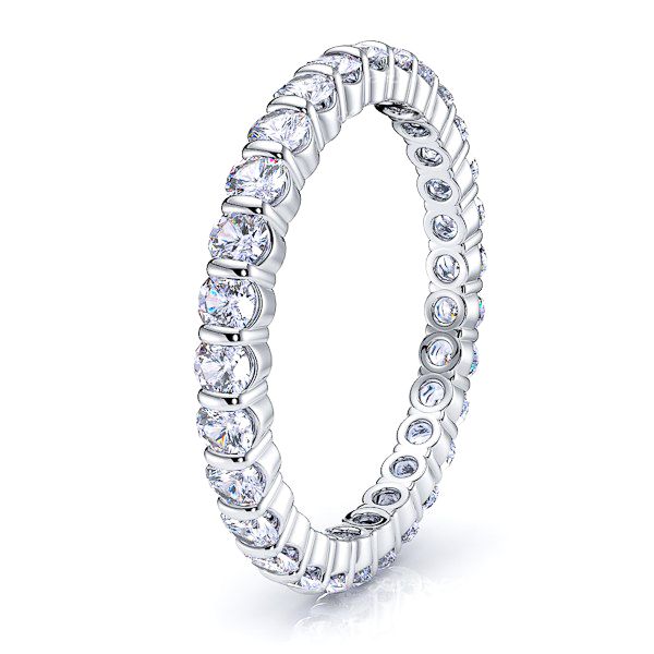Eternity Wedding Ring - Iris Diamond Eternity Ring