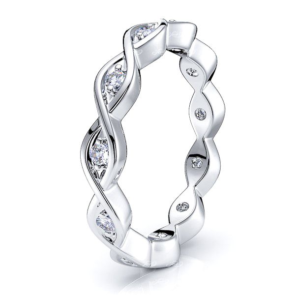 Phaedra Diamond Eternity Wedding Ring 0 