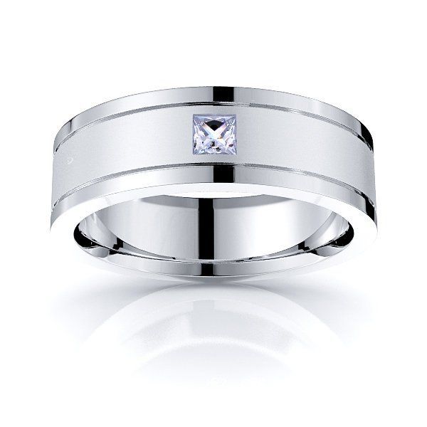 Mens Modern 950 Platinum 3.0 Carat Emerald Cut Emerald Diamond Ring  G1094E-PLATDEM | Art Masters Jewelry